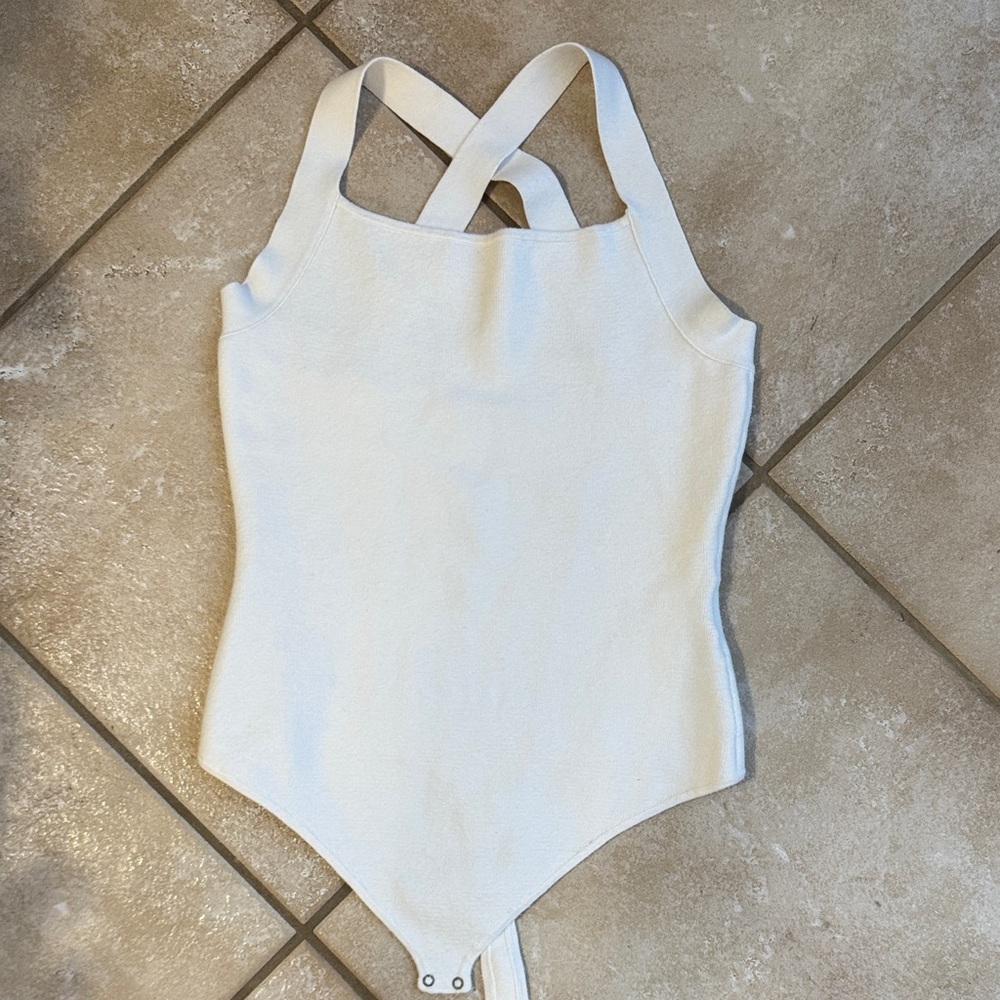 Abercrombie & Fitch Textured Knit Bodysuit
